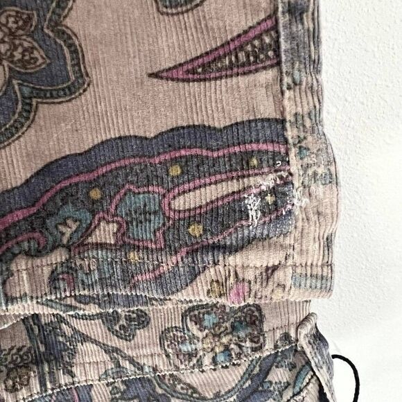 Citizens Of Humanity Paisley Corduroy Thompson Medium Rise Jeans Size 29 - Picture 4 of 8